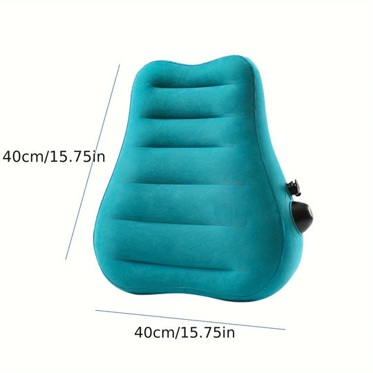 Ergonomic Inflatable Lumbar Support Pillow