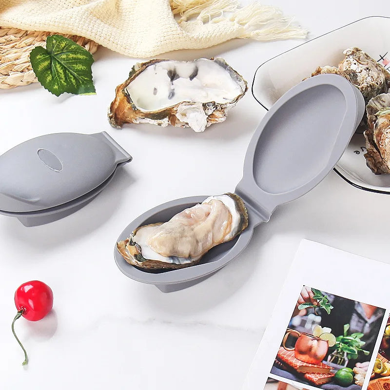 Silicone Oyster Shucker with Hand Clip