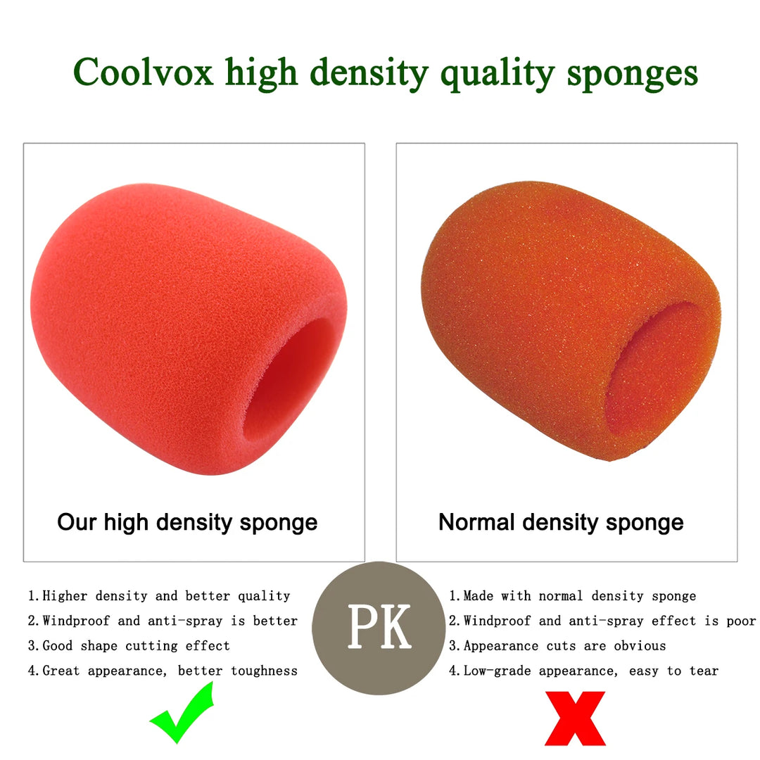 5pcs Wired Wirless Conference Microphone Windscreen Foam Sponge Cover for Lapel microphone , Inner Diameter:1cm (about .0.39")