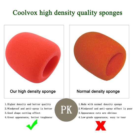 5pcs Wired Wirless Conference Microphone Windscreen Foam Sponge Cover for Lapel microphone , Inner Diameter:1cm (about .0.39")