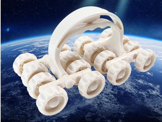 Roller Massager Sixteen-Wheel body  Massager Sixteen-Wheel Liniversal Massage Instrument Space Vehicle Roller Whole neck Massage