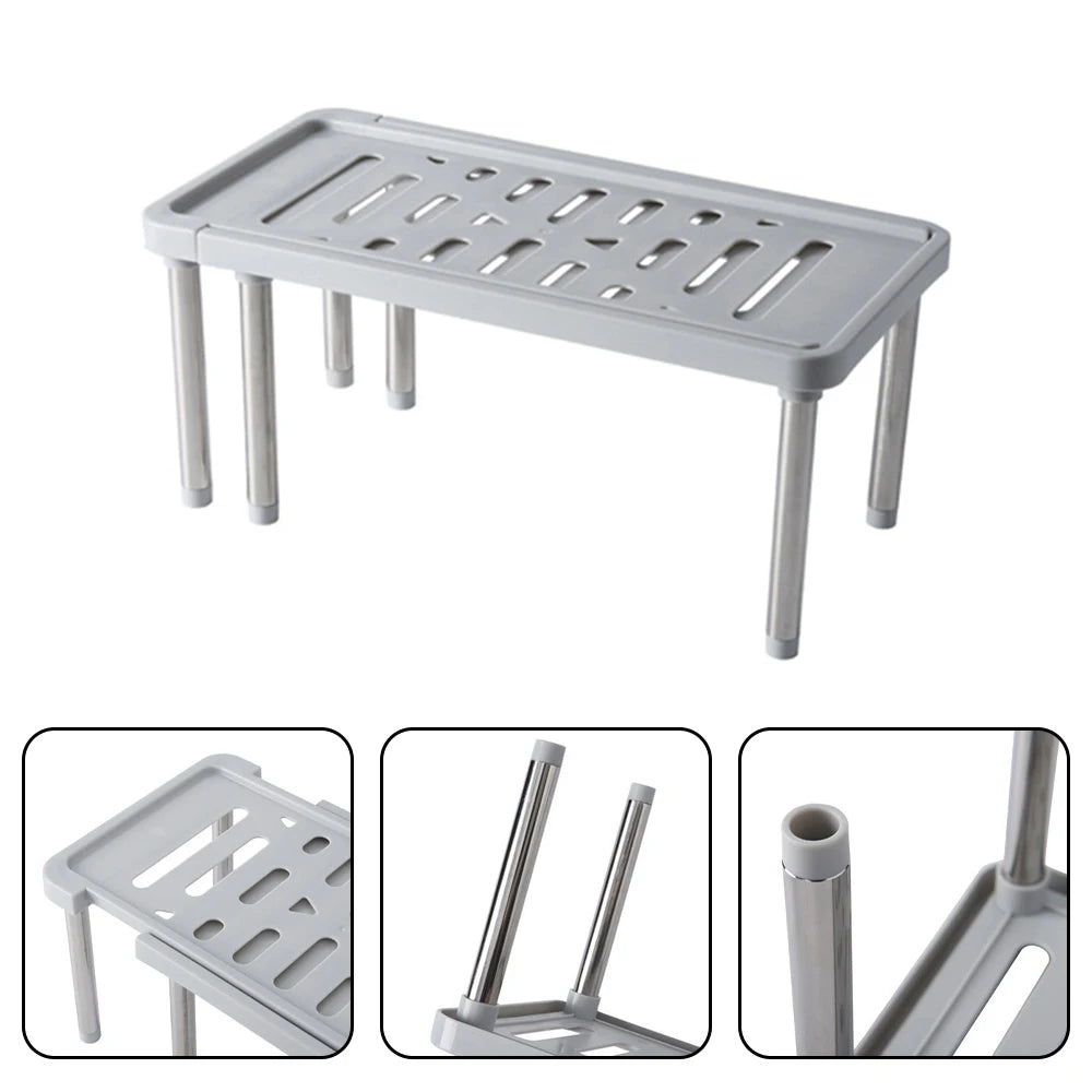 1PC Retractable Kitchen Spice Bottle Rack