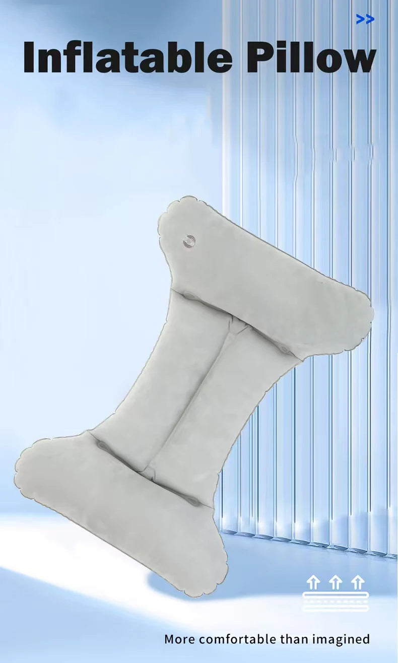 Inflatable Pillow Adjustab  Lumbar Support Pillow for Sleep Suitable for Side Lying and Supine Position