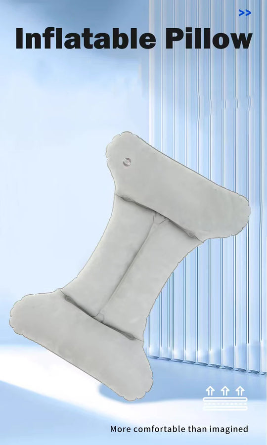 Inflatable Pillow Adjustab  Lumbar Support Pillow for Sleep Suitable for Side Lying and Supine Position