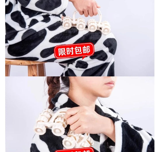 Roller Massager Sixteen-Wheel body  Massager Sixteen-Wheel Liniversal Massage Instrument Space Vehicle Roller Whole neck Massage