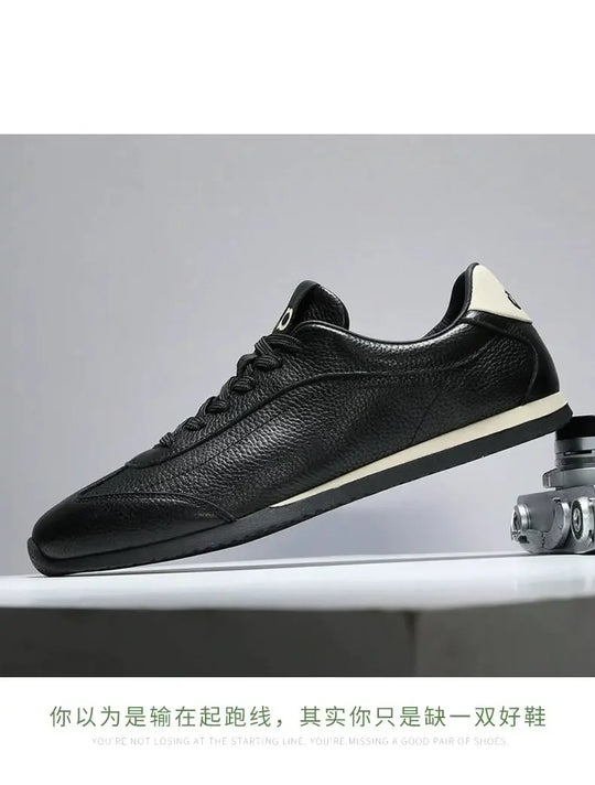 Non slip sneakers simple elegant style soft wear resistant sole lightweight breathable casual trainers for men women streetwear