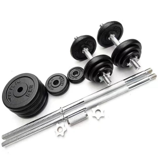 10kg-30kg Adjustable Cast Iron Dumbbells Set