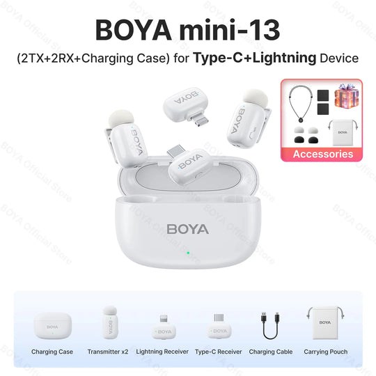 BOYA Mini Wireless Lavalier Microphone