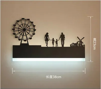 Lamp Decoration Sonce Wall Light Indoor Lighting For Living room Bedroom Bedside Light Black Wandlamp Lustre