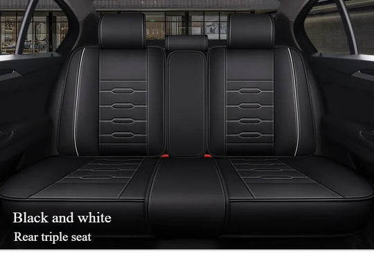 5-Seater Universal Luxury PU Leather Car Seat Covers
