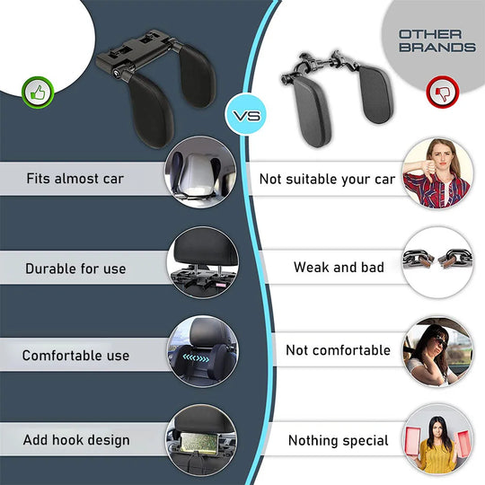 Car Seat Headrest Pillow