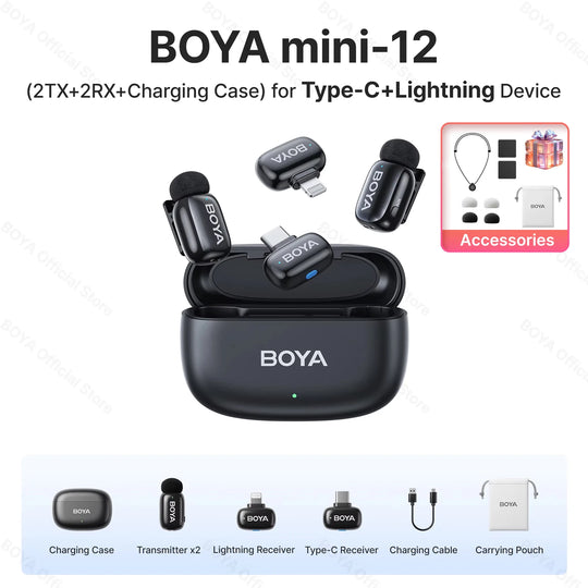 BOYA Mini Wireless Lavalier Microphone