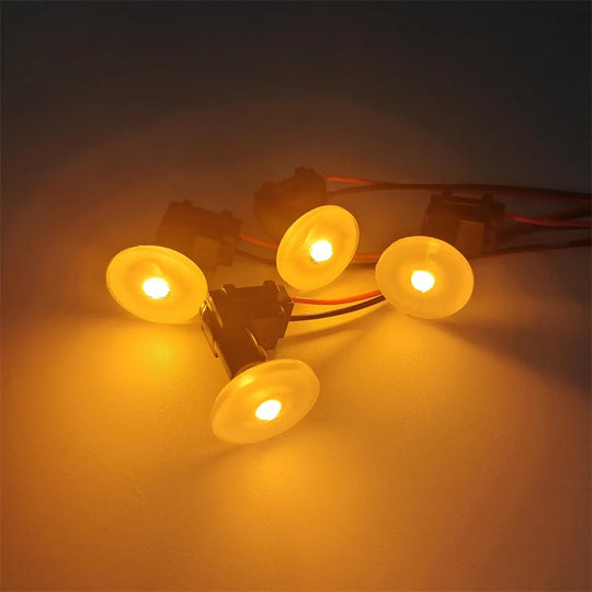 LED Ambient Light Transparent Lamp Body Circular Car Inner Bowl Light Door Handle Lights Handrail Lights Decorative Lamp