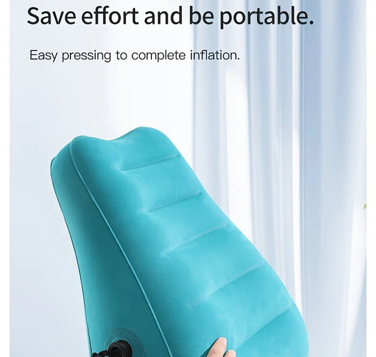 Ergonomic Inflatable Lumbar Support Pillow