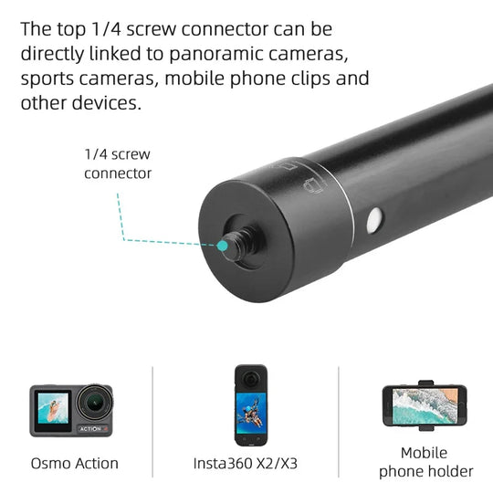 BRDRC 1.3M Selfie Stick Tripod