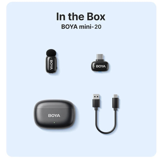 BOYA Mini Wireless Lavalier Microphone