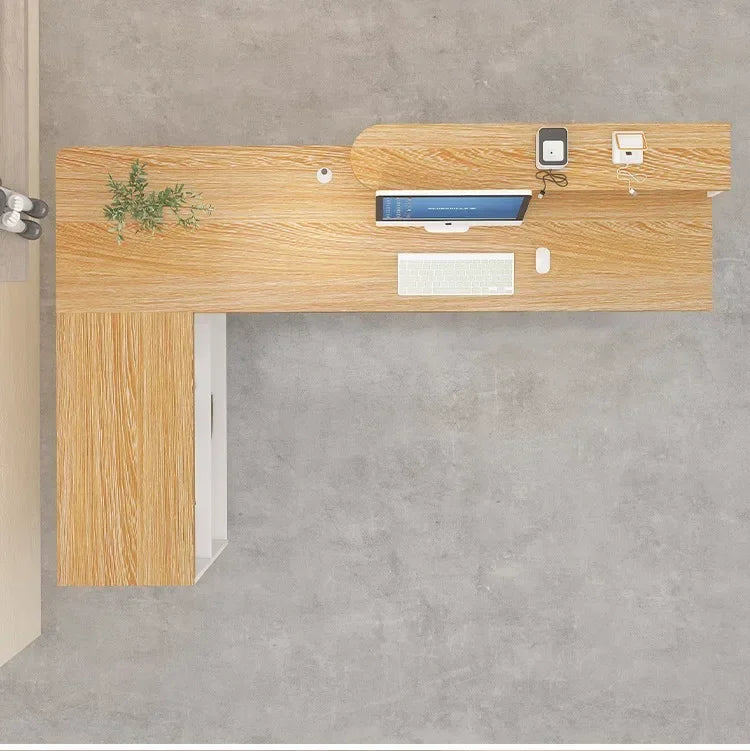 Bar Modern Reception Desk Tall Cabinet Lights Office Table Reception Desk Commercial Cashier Mostrador Garden Furniture Sets