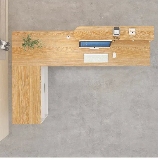 Bar Modern Reception Desk Tall Cabinet Lights Office Table Reception Desk Commercial Cashier Mostrador Garden Furniture Sets