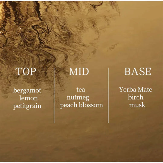 Bergamot Lemon Perfume Floral Men's Perfume Nutmeg Peach Flower Musk Fragrance Spray Couple Romantic Date Elegant Fragrance 50ml