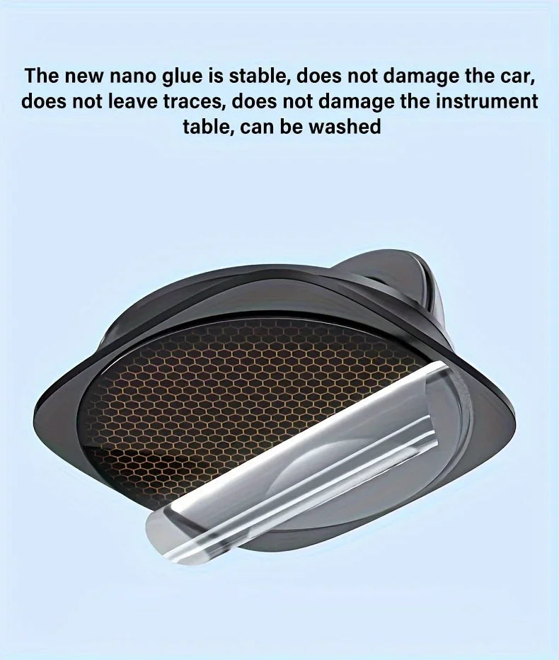 Adjustable Car Phone Holder With 360° Rotation, Silicone Anti-slip Pad, Suitable For Dashboard Navigation, Can Be Used In Cars,
