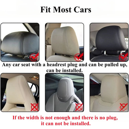 Adjustable Car Headrest Pillow