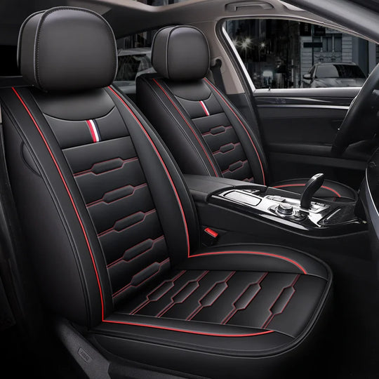 5-Seater Universal Luxury PU Leather Car Seat Covers