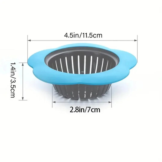2pcs Silicone Kitchen Sink Strainer