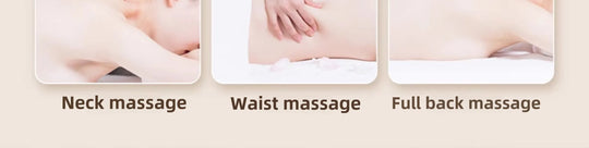 JAIYORL Shiatsu Neck Massage Pillow Electric Cushion Back Massager Deep with Heat Tissue Kneading for Shoulder Relax Muscles