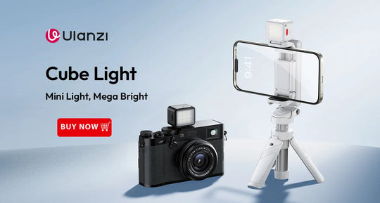 Ulanzi LM18 Led Video Fill Light IPX5 Waterproof  Magnetic 5600K for DJI Osmo Action 5/4/3 & Pocket 3 Action Camera Accessories