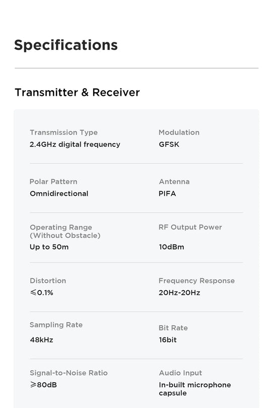 BOYA Omic D/U Wireless Lavalier Lapel Microphone