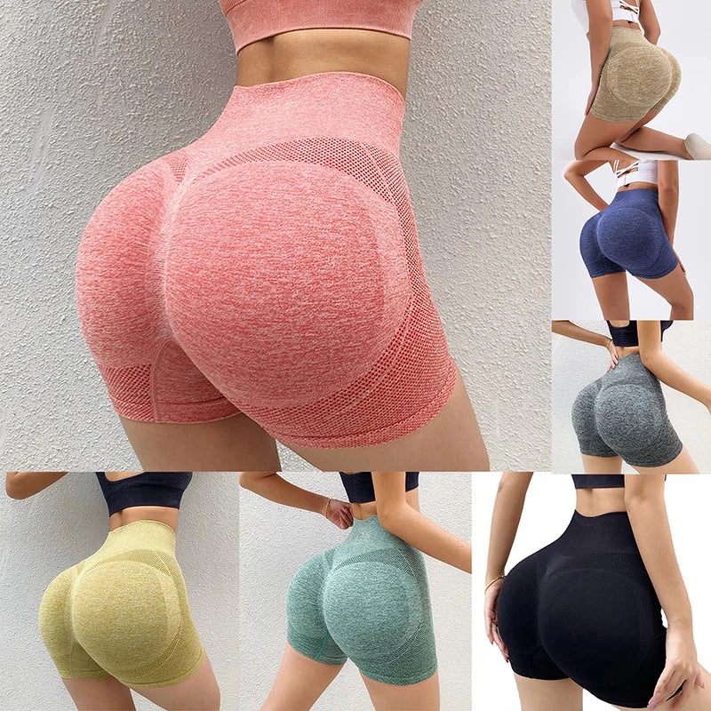 Women Stretch Gym Shorts