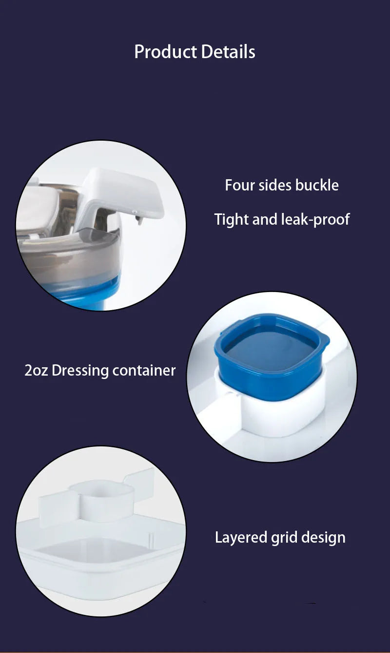 Salad Lunch Box with 37oz Bowl