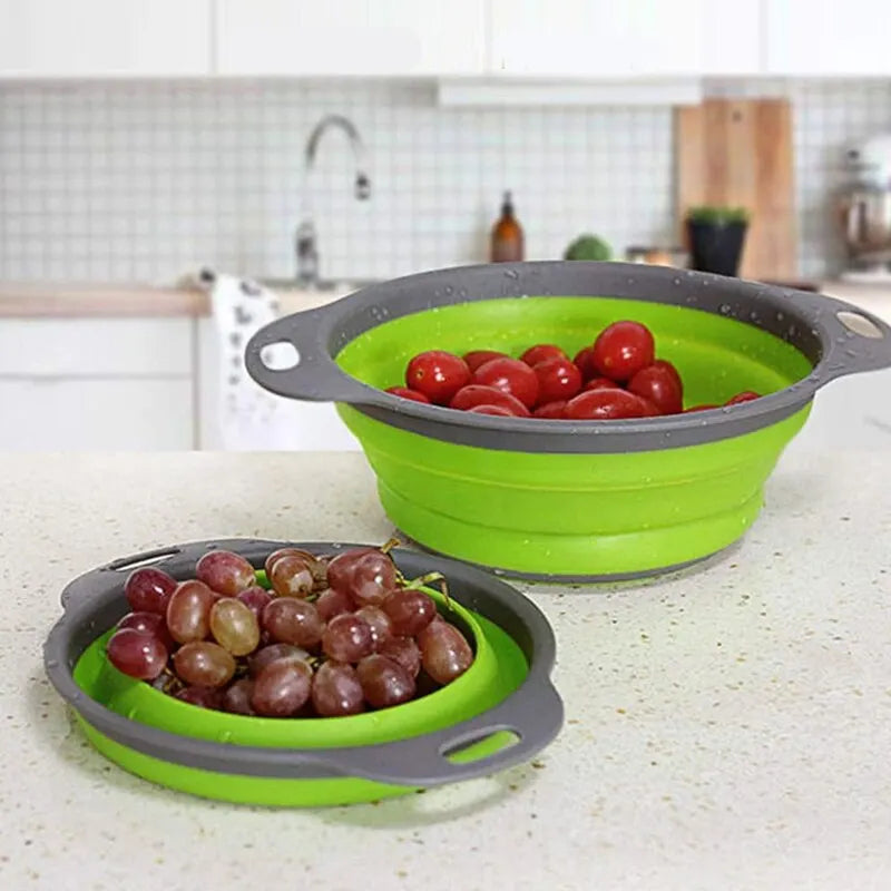 Collapsible Silicone Strainer Basket