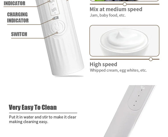 Milk Frother Handheld Cappuccino Maker