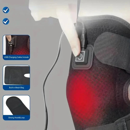 Electric knee heating pad