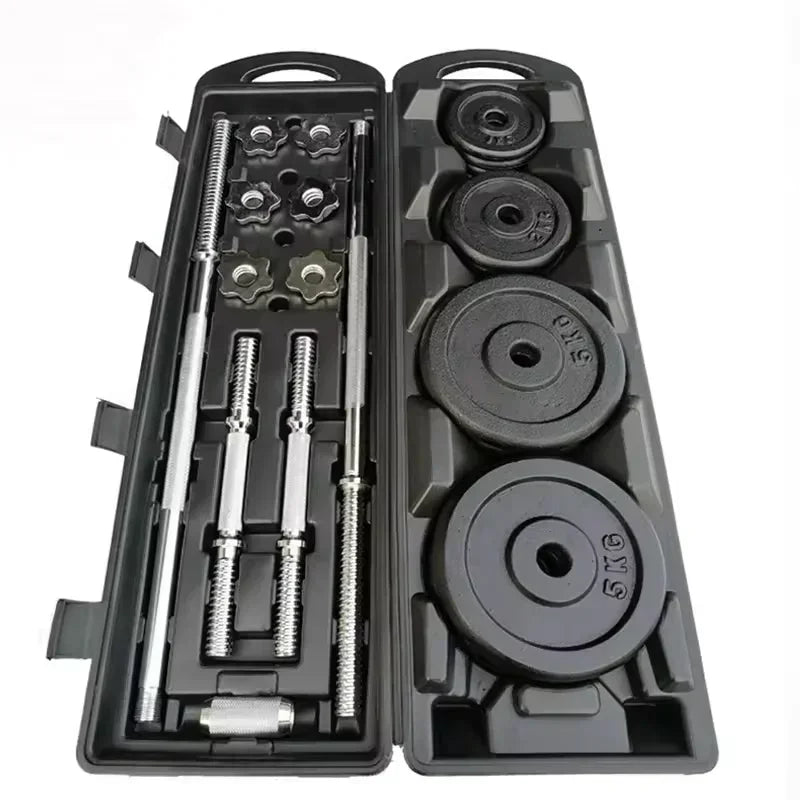 10kg-30kg Adjustable Cast Iron Dumbbells Set