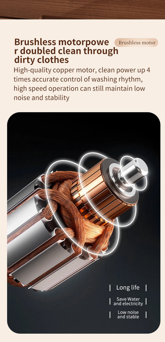 Small Washing Machine for Underwear Children's Clothes mini Washer fully automatic Portable Washing Machine with Spin Dryer 220V