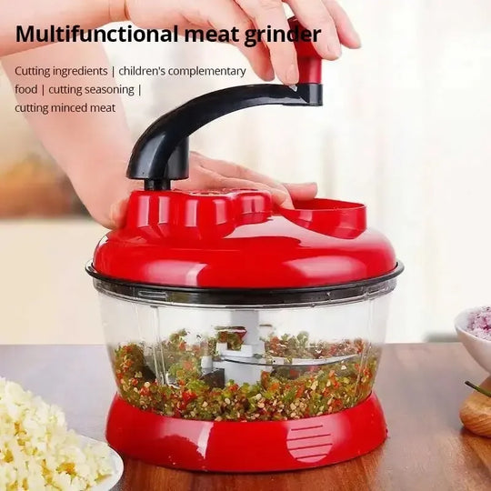 Multifunctional Manual Garlic Chopper & Food Processor