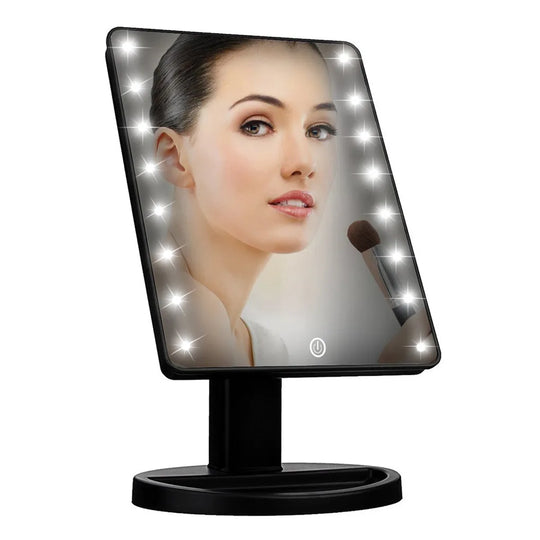 16 LED Desktop Makeup Mirror with Night Light