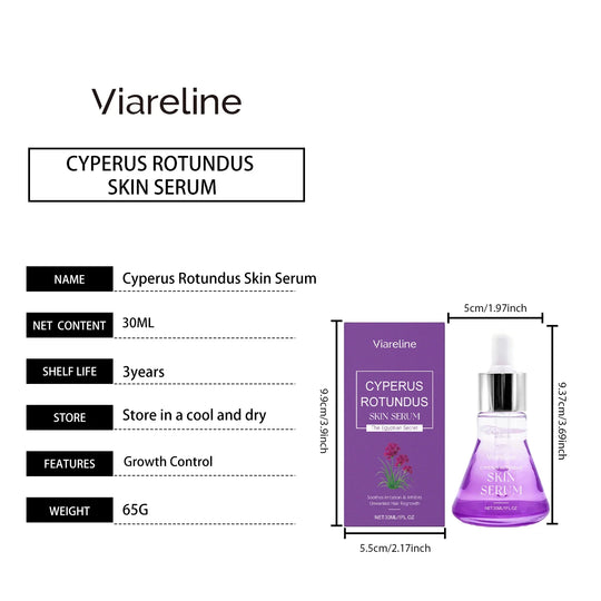 Post Hair Removal Care Serum Soothing Brightening Skin Care for Keeping It Moisturized Soft Refreshed with Hyaluronic