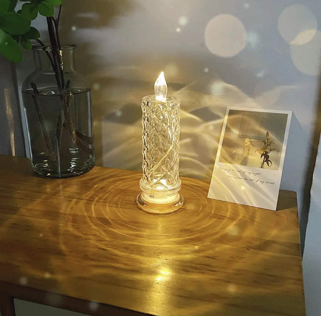 LED Flameless LED Candle Lamp Battery Powered Ambient Lamp For Home Parties, Weddings and St. Bedroom Decor Night Lights