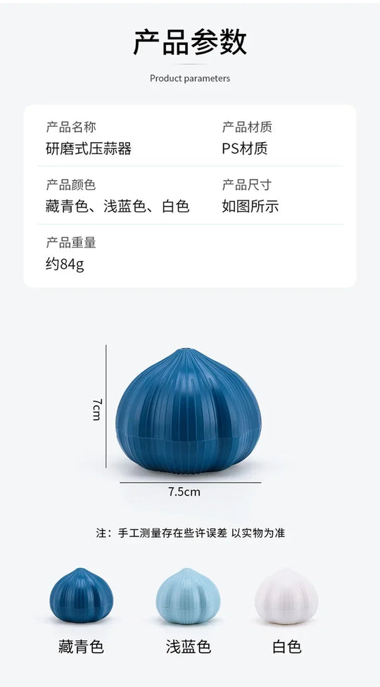 Manual Rotary Grinding Machine Garlic Sharpening Machine Crusher Kitchen Tools Manual Chili Ginger Garlic Mashing Machine