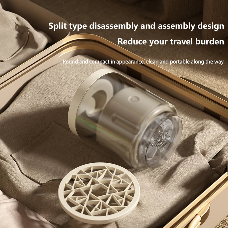 Mini Washer Underwear&Socks Makeup Brush Cleaner Washer Rechargeable Wireless Portable for Travel/Home/Dormit