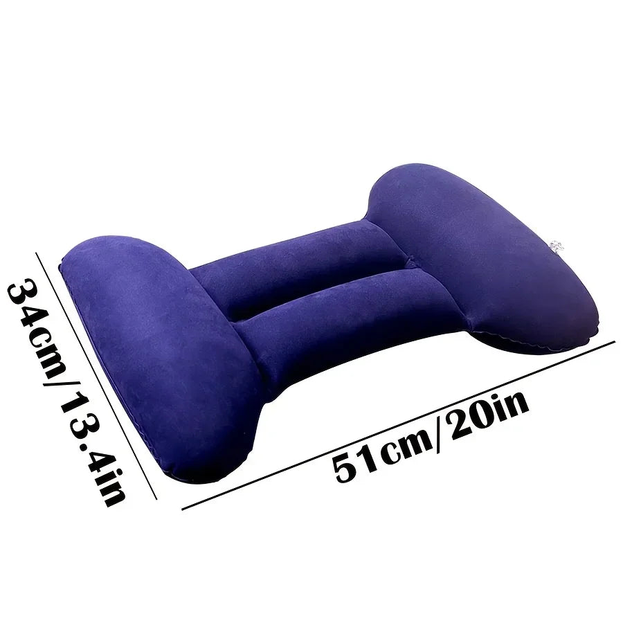 Inflatable Pillow Adjustab  Lumbar Support Pillow for Sleep Suitable for Side Lying and Supine Position