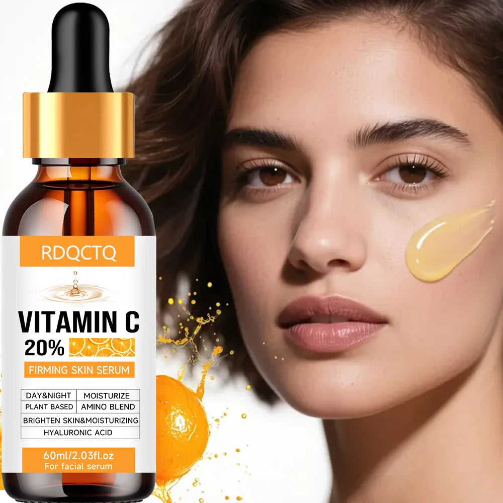 Vitamin C Firming Skin Essence: Day-Night Hydration & Plant Amino Acid Formula for Radiant Complexion