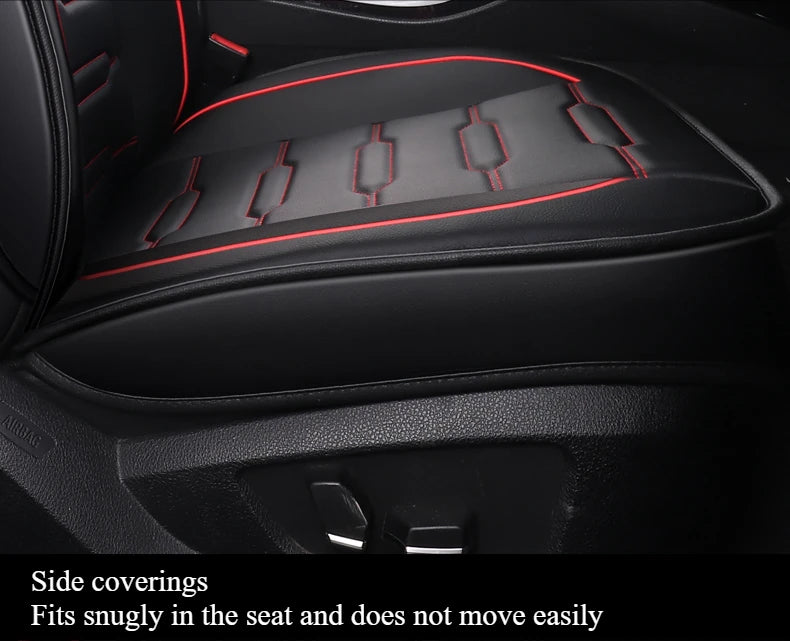 5-Seater Universal Luxury PU Leather Car Seat Covers