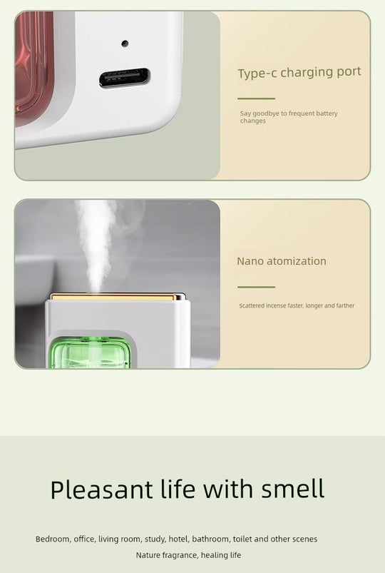 Long-Lasting Home Aroma Diffuser Air Freshener for Bedroom, Toilet & Indoor Spaces