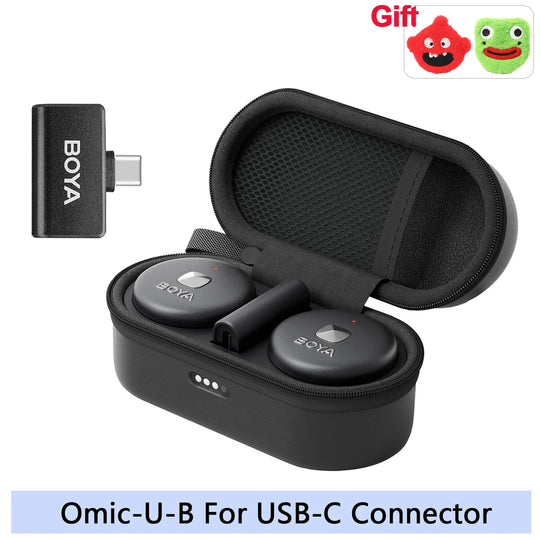 BOYA Omic D/U Wireless Lavalier Lapel Microphone