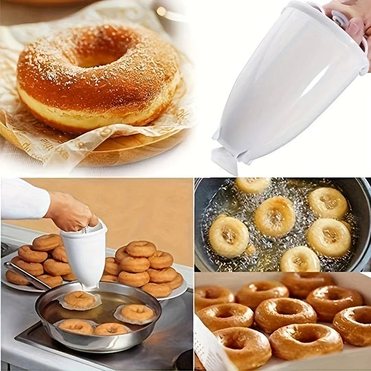 Easy-to-Use Donut Maker - Manual Doughnut Press for Baking, Perfect for Home & Restaurant Use, Milking Machine