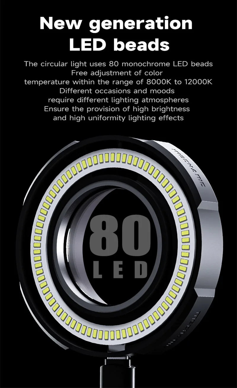 Mechanic LS3 Microscope Ring Lamp Four Level Brightness Adjustment Eye Protection Lamp For Most Stereo Microscopes Light Source